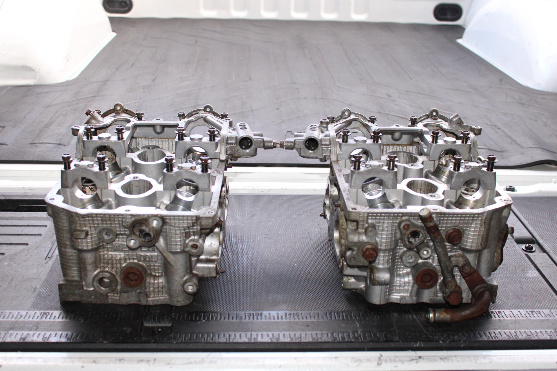 2008-2021 Subaru WRX STI W25 Dual AVCS Bare Cylinder Heads EJ257 2.5L OEM - Image 2