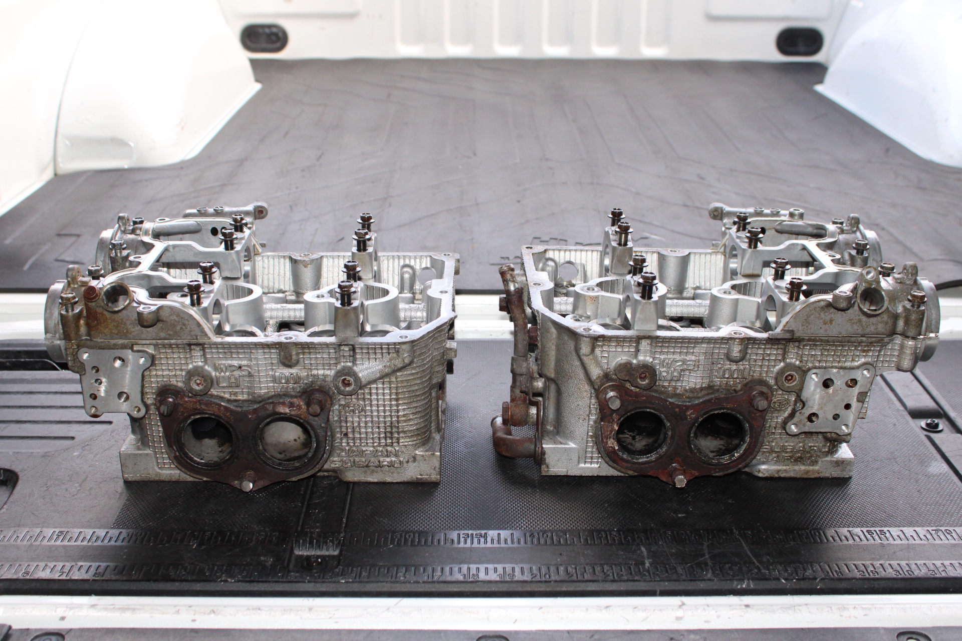2008-2021 Subaru WRX STI W25 Dual AVCS Bare Cylinder Heads EJ257 2.5L OEM - Image 4