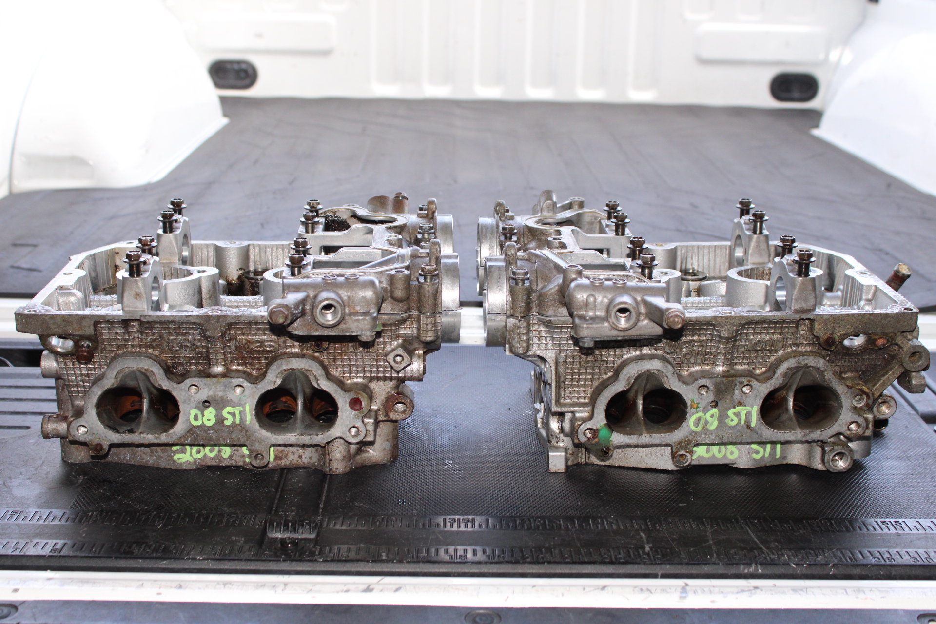2008-2021 Subaru WRX STI W25 Dual AVCS Bare Cylinder Heads EJ257 2.5L OEM - Image 21