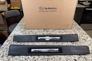 NEW 2026 Subaru Outback Wilderness Illuminated Door Sill Plates Kit OEM H461SAR000
